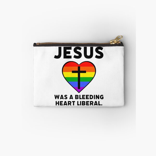Item preview, Jesus was a bleeding heart liberal rainbow design  designed and sold by Rachel the Artist .