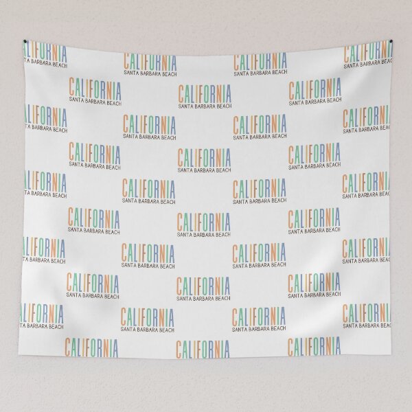 Item preview, Santa Barbara Beach California (Sand Waves) designed and sold by Whackadoodletee.