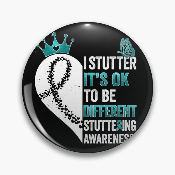 Item preview, I Stutter, it's OK To Be Different! Stuttering Awareness Month designed and sold by HauntandStick99.
