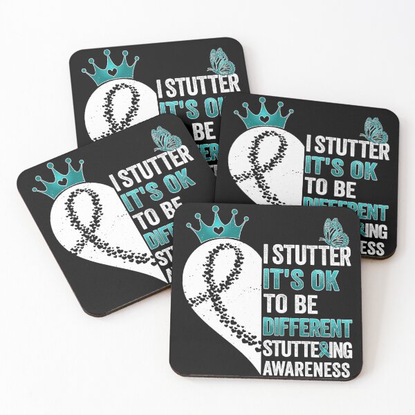 Item preview, I Stutter, it's OK To Be Different! Stuttering Awareness Month designed and sold by HauntandStick99.