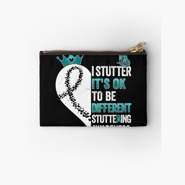 Item preview, I Stutter, it's OK To Be Different! Stuttering Awareness Month designed and sold by HauntandStick99.