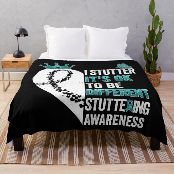Item preview, I Stutter, it's OK To Be Different! Stuttering Awareness Month designed and sold by HauntandStick99.