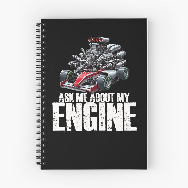 Item preview, Ask Me About My Engine Car Guy Racer Mechanic Gear designed and sold by DynamicDesign.
