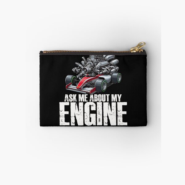 Item preview, Ask Me About My Engine Car Guy Racer Mechanic Gear designed and sold by DynamicDesign.