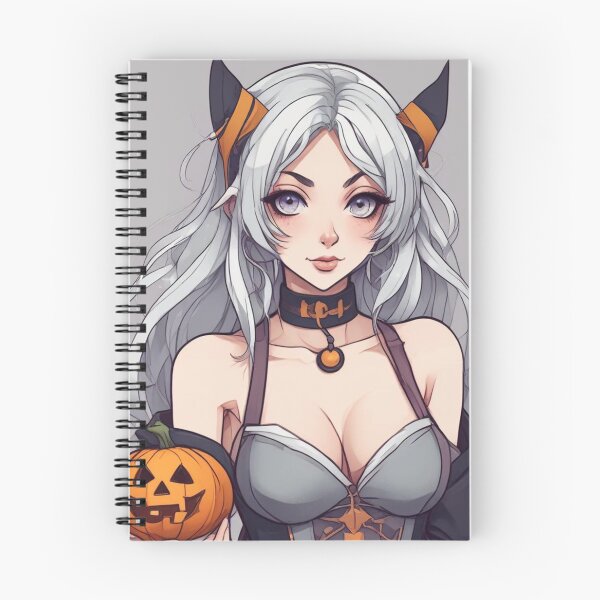 Item preview, Cute Halloween Goth Cat Girl  designed and sold by KnottyToons.