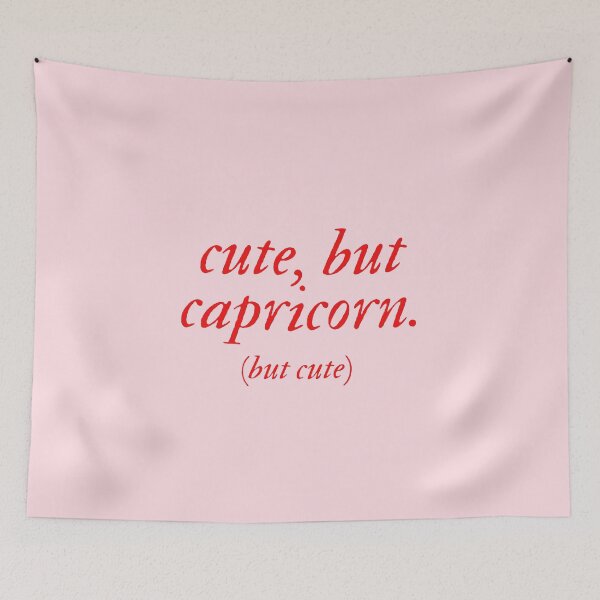 Item preview, cute, but capricorn (but cute) designed and sold by mydoodlesateme.