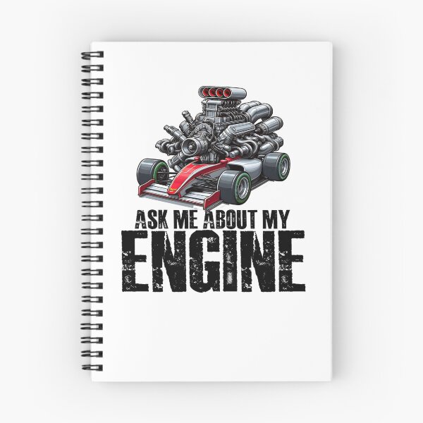 Item preview, Ask Me About My Engine Car Guy Racer Mechanic Gear designed and sold by DynamicDesign.
