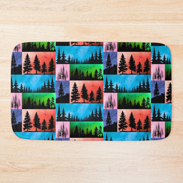 Item preview, Pop-Art Serene Forest Silhouettes designed and sold by Fredster1966.