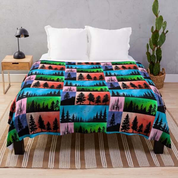 Item preview, Pop-Art Serene Forest Silhouettes designed and sold by Fredster1966.