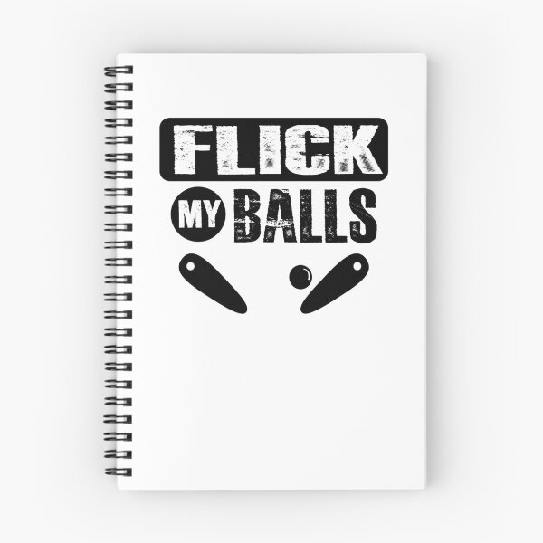 Item preview, Flick My Balls Funny Pinball Arcade Gamer Men's Pinball Gear designed and sold by DynamicDesign.