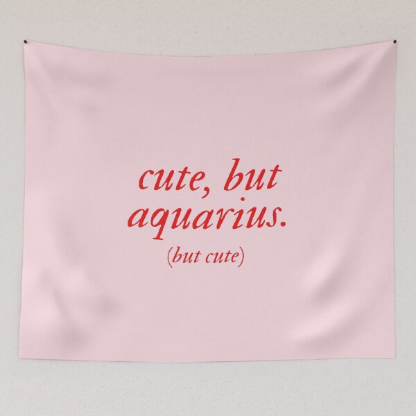 Item preview, cute, but aquarius (but cute) designed and sold by mydoodlesateme.