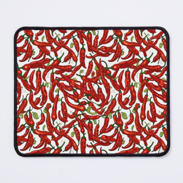 Item preview, Chili Pepper Red Green Pattern Peppers designed and sold by Draculaura2009.