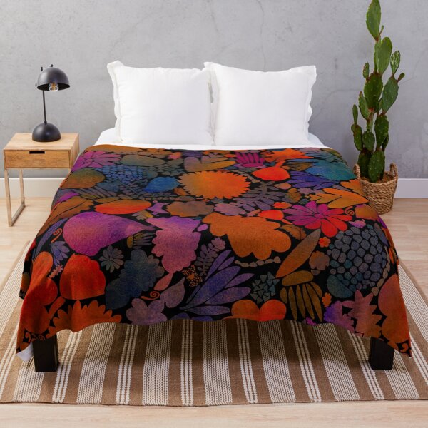 Item preview, Midnight Garden Watercolor Wildflowers  designed and sold by Jennifer  Lambein.