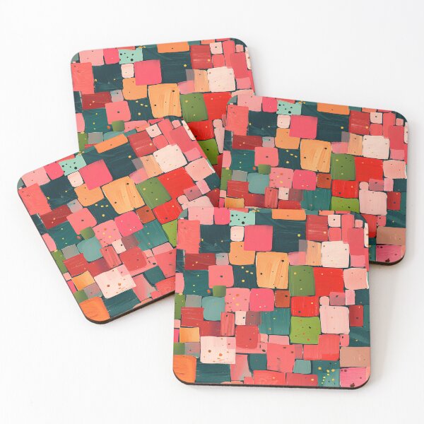 Item preview, a background with a group of small squares designed and sold by IreneRuya.