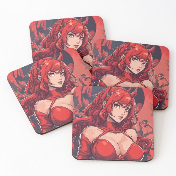 Item preview, Red Devil with big Boobs on Halloween designed and sold by KnottyToons.