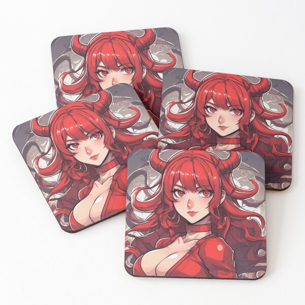 Item preview, Sexy Red Devil with big Boobs designed and sold by KnottyToons.