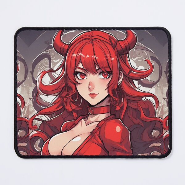 Item preview, Sexy Red Devil with big Boobs designed and sold by KnottyToons.