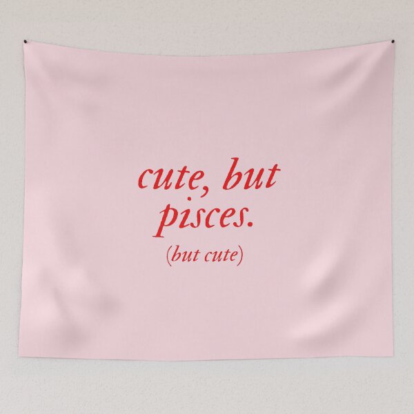 Item preview, cute, but pisces (but cute) designed and sold by mydoodlesateme.