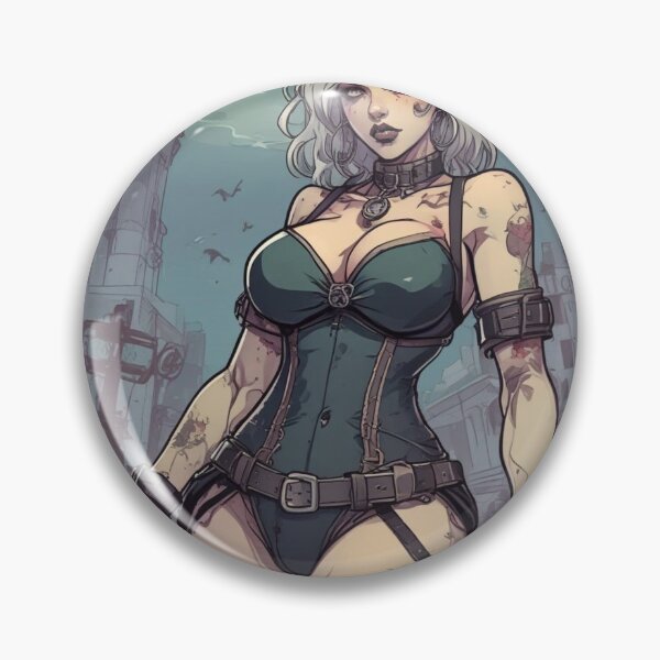 Item preview, Sexy Zombie Anime Babe Moon  designed and sold by KnottyToons.