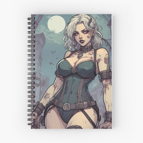 Item preview, Sexy Zombie Anime Babe Moon  designed and sold by KnottyToons.