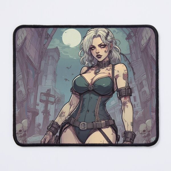 Item preview, Sexy Zombie Anime Babe Moon designed and sold by KnottyToons.