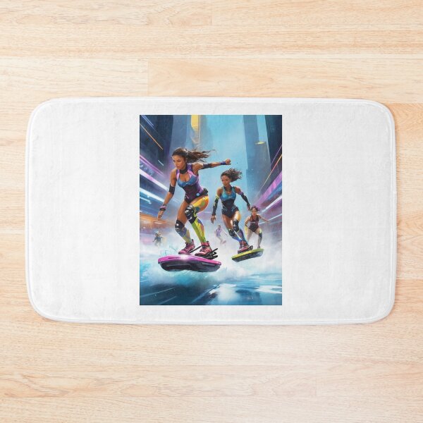 Item preview, Futuristic Urban Hoverboarders designed and sold by KilianSzmid.