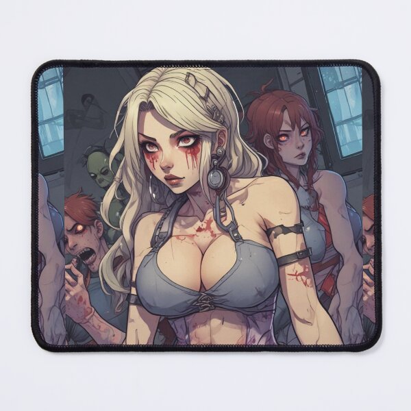 Item preview, Sexy Zombie Anime Babe With Huge Tits designed and sold by KnottyToons.
