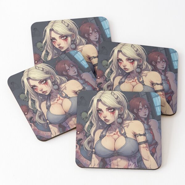 Item preview, Sexy Zombie Anime Babe With Huge Tits  designed and sold by KnottyToons.
