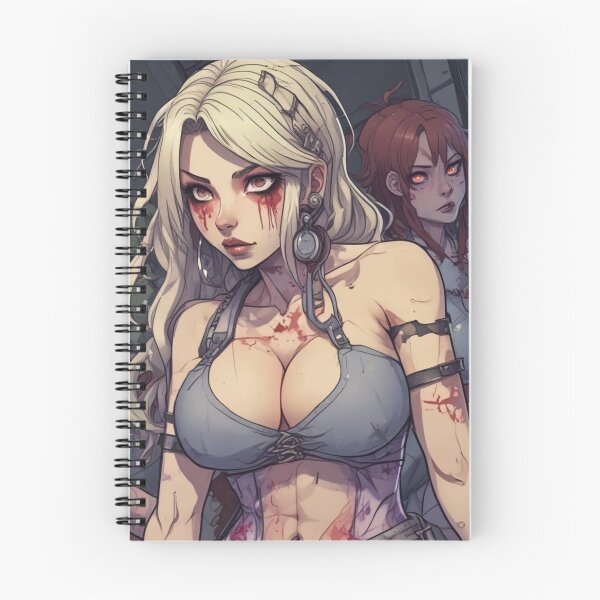 Item preview, Sexy Zombie Anime Babe With Huge Tits  designed and sold by KnottyToons.
