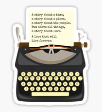A Story About Love Sticker