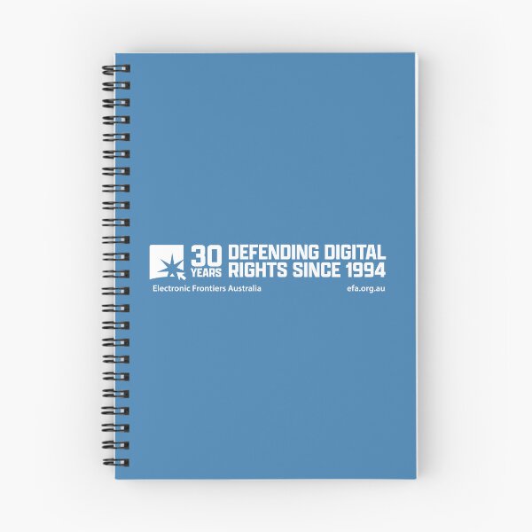 Item preview, EFA — 30 Years (White Print) designed and sold by Electronic Frontiers Australia.