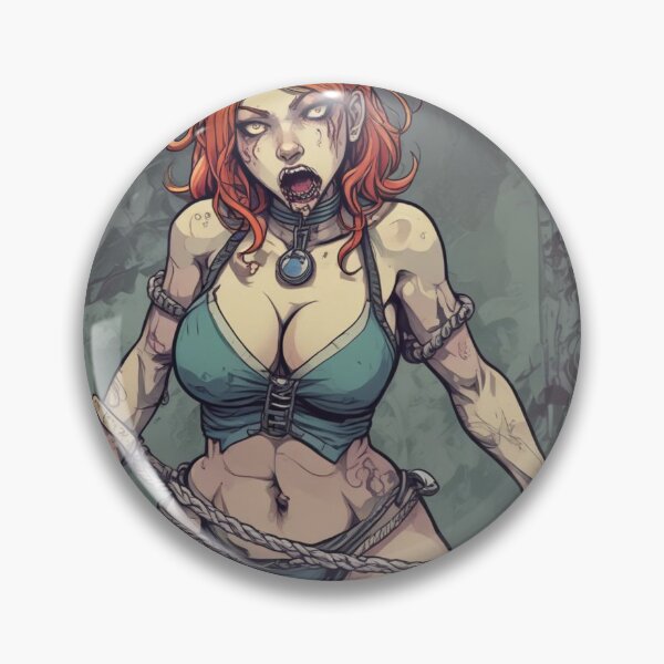 Item preview,  Sexy Zombie Anime Chick Thirst designed and sold by KnottyToons.
