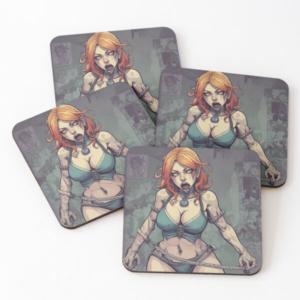 Item preview,  Sexy Zombie Anime Chick Thirst designed and sold by KnottyToons.