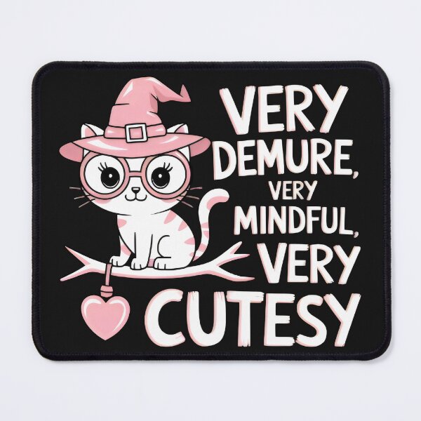 Item preview, very demure very mindful very cutesy cat designed and sold by GogoGrove.