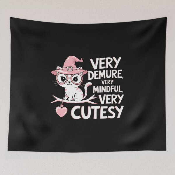 Item preview, very demure very mindful very cutesy cat designed and sold by GogoGrove.