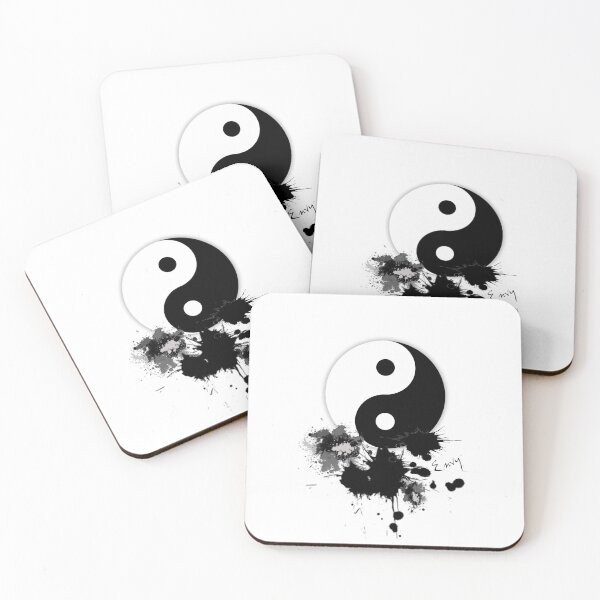 Aperçu de l'œuvre Éclaboussure Yin Yang créée et vendue par envycollection.