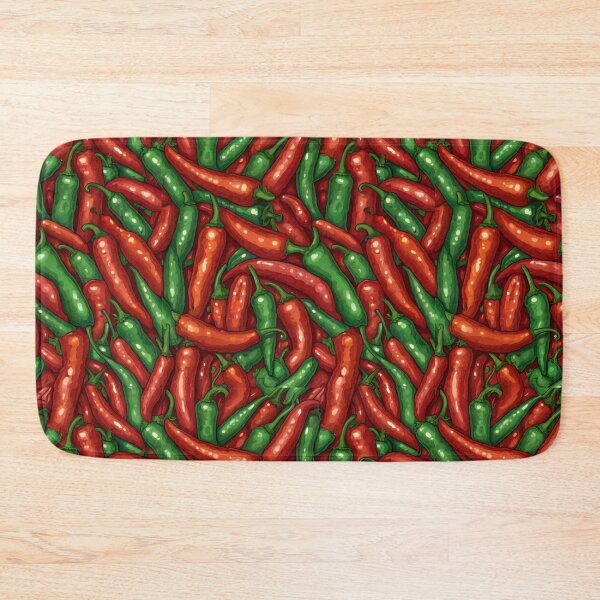 Artikelvorschau, Chili Pepper Rot Grün Muster Paprika entworfen und verkauft von Draculaura2009.