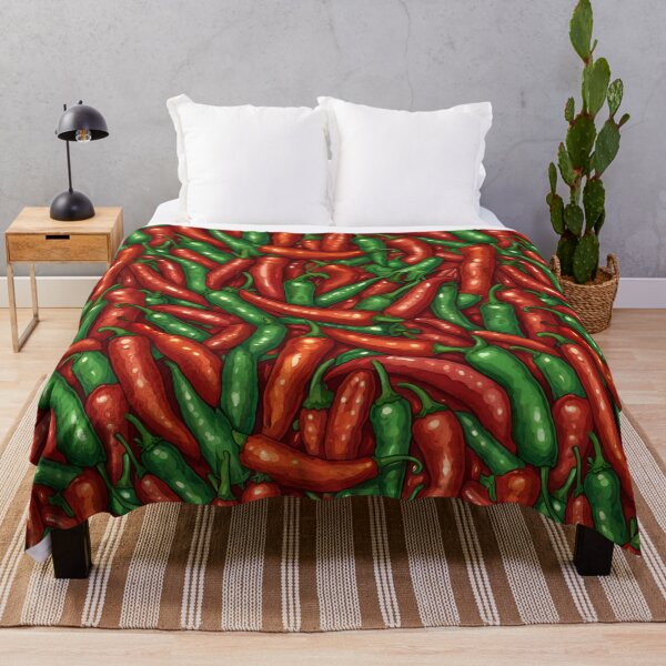 Artikelvorschau, Chili Pepper Rot Grün Muster Paprika entworfen und verkauft von Draculaura2009.