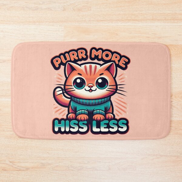 Item preview, Purr More Hiss Less designed and sold by BassHeadMomma.