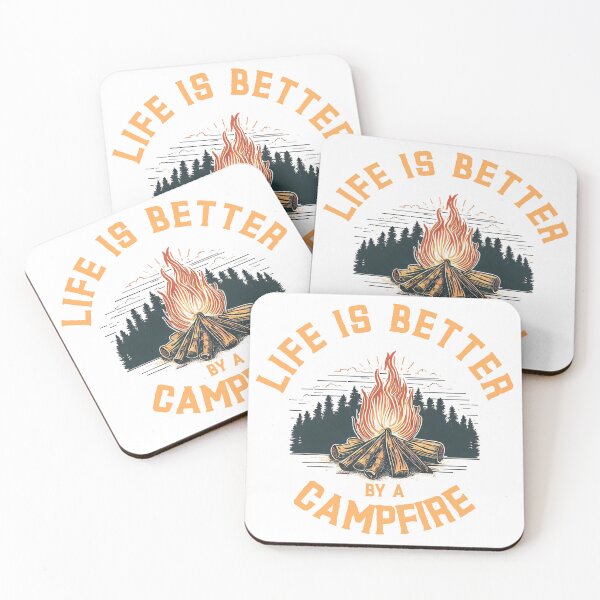 Item preview, Life is Better by a Campfire designed and sold by TheCampingHiker.
