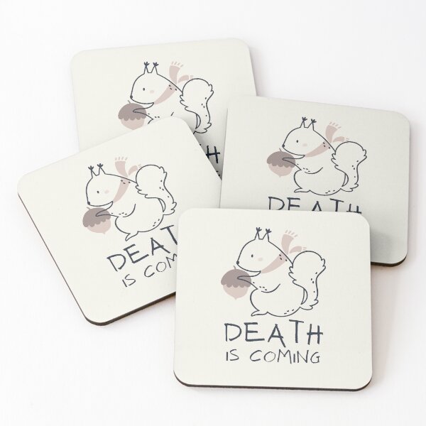 Item preview, Death is Coming. Playful Humor, Cute and Edgy, Go to Hell, Yamikawaii, Cute But Feisty designed and sold by Anna Halasek.