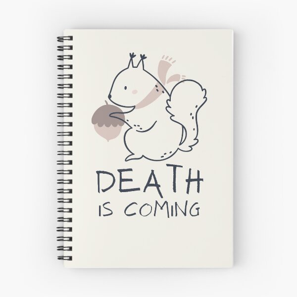 Item preview, Death is Coming. Playful Humor, Cute and Edgy, Go to Hell, Yamikawaii, Cute But Feisty designed and sold by Anna Halasek.