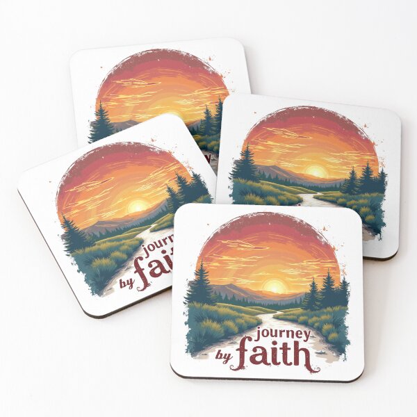 Item preview, Journey by Faith, Winding Path, Sunset Art designed and sold by Faithloveshop.