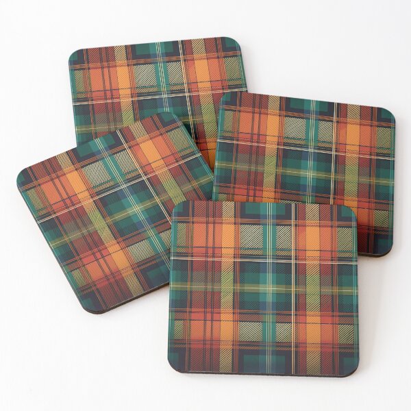 Item preview, Orange Green Autumn Fall Plaid Design designed and sold by SeaStarAlex.
