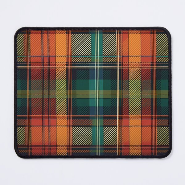 Item preview, Orange Green Autumn Fall Plaid Design designed and sold by SeaStarAlex.