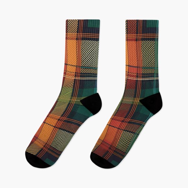 Item preview, Orange Green Autumn Fall Plaid Design designed and sold by SeaStarAlex.