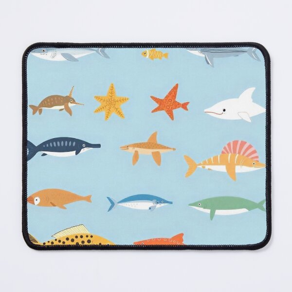 Item preview, Hand-Drawn Flat Design Sea Animals Collection designed and sold by hjian8219.