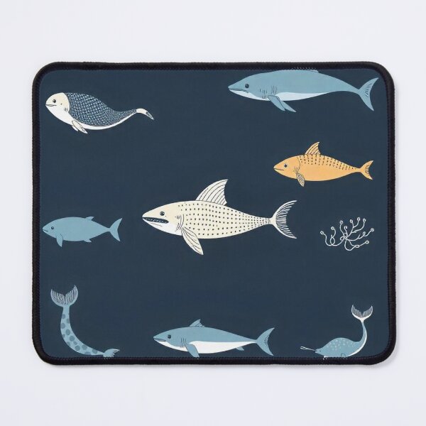 Item preview, Hand-Drawn Flat Design Sea Animals Collection designed and sold by hjian8219.