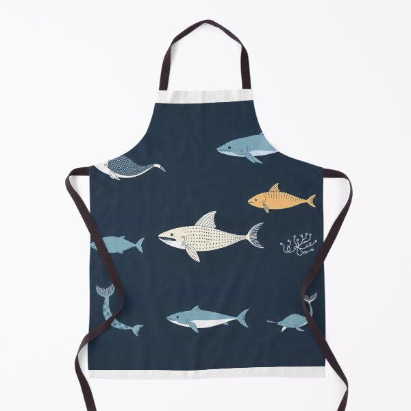 Item preview, Hand-Drawn Flat Design Sea Animals Collection designed and sold by hjian8219.