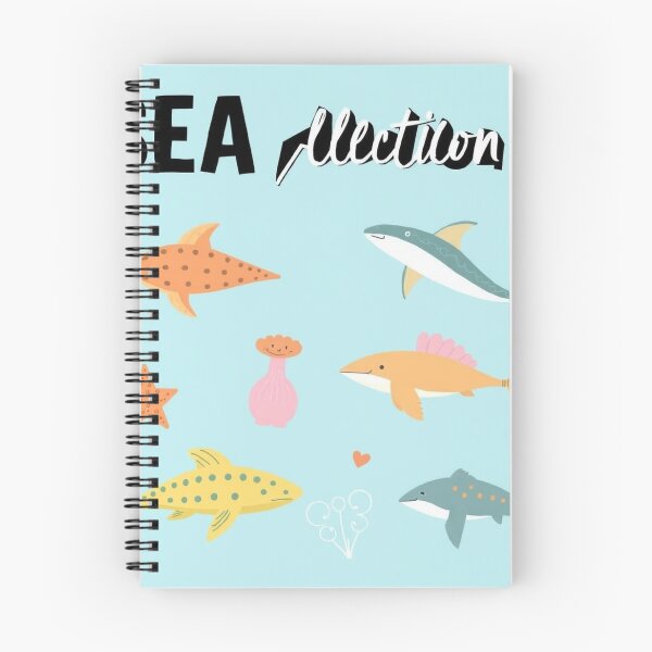 Item preview, Hand-Drawn Flat Design Sea Animals Collection designed and sold by hjian8219.
